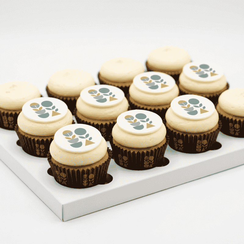 Custom Logo Cupcakes