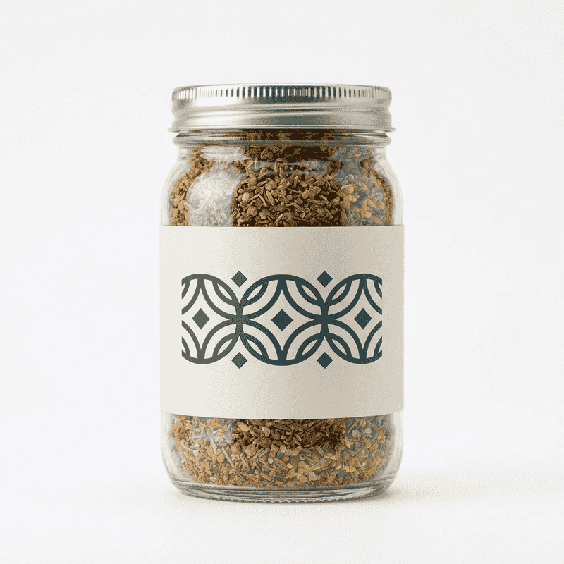 Custom Seasoning Blend Jar