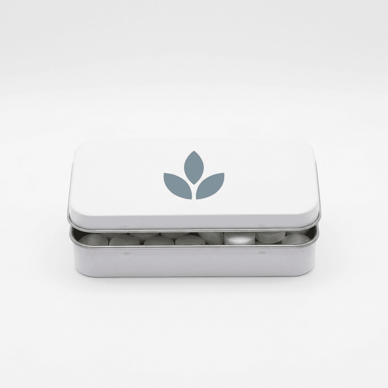 Breath Mints in Tin